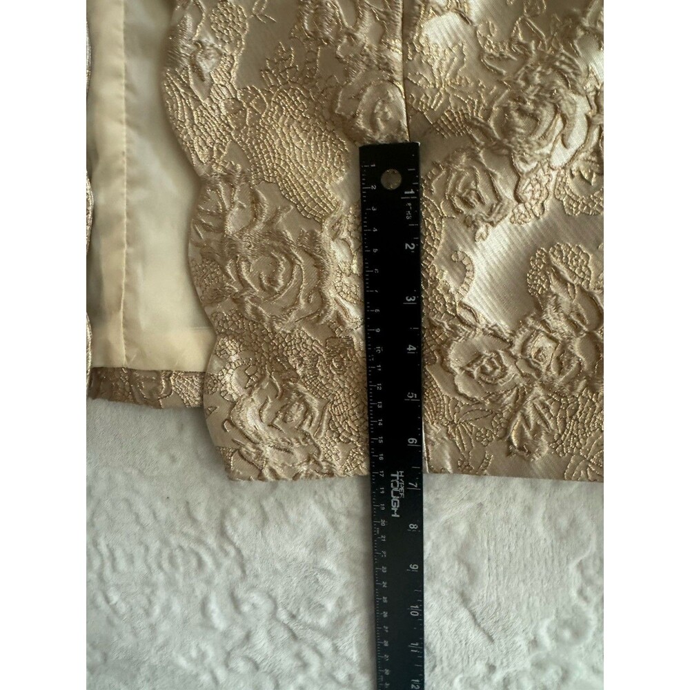 KRISTA BELLA Ladies CHURCH GOLD LONG COAT SIZE 18 - Picture 8 of 13